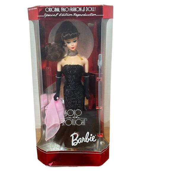 Vintage 1994 Solo in The Spotlight Barbie Brunette - Picture 1 of 12